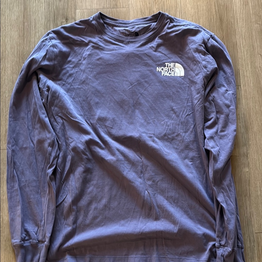 The North Face Men's Long Sleeve Tee in Purple